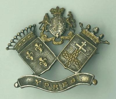 WWI souvenir sweetheart brooch - Ypres