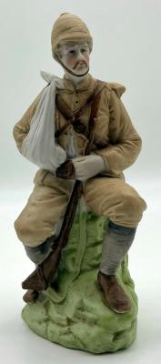 Bisque figurine of a Boer War soldier