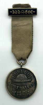 WWI Australian Y.M.C.A. Service medal awarded to female employees at Aldwych Theatre, London
