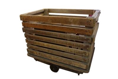 Mercycare-Wooden Trolley 