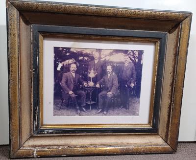 Framed Photograph - Busselton Lawn Bowls Team 1909