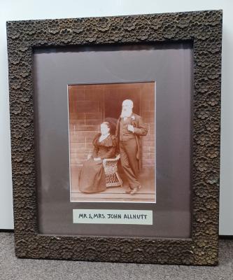 Framed Photograph - Mr & Mrs J Allnutt