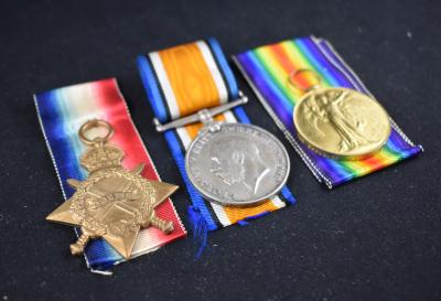 First World War Medal Group Issued to Sapper John DENNEY, 142