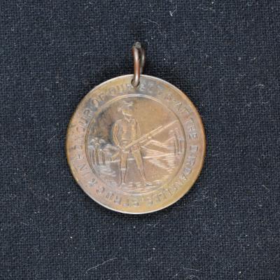 Small Brass Medallion “Struck in Honour of Our Boys at the Dardanelles”