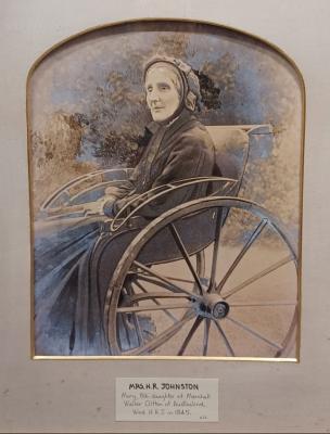 Framed Photograph - Mrs H R Johnston