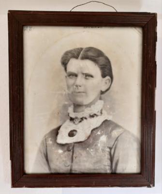 Framed Photoceramic - Martha Barnard (nee Minion)