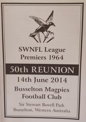 Booklet - SWNFL Premiers 50th Reunion