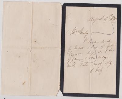 Store order from Elizabeth Wiley