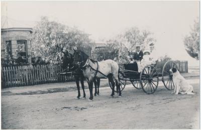 Dr F.M. House and his family