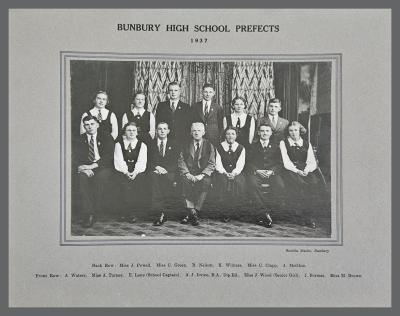 BHS Prefects 1937