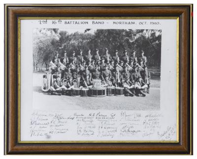 World War 2, Western Australia, Northam, 2/16 Battalion Band, October 1940