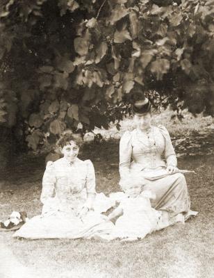 Family In The Garden