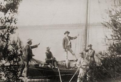 Men On Yacht Atalanta