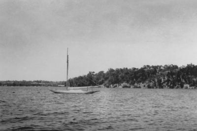 Yacht 'Genesta' On The River