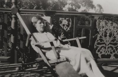 Woman In Deckchair