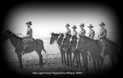 World War 1, Western Australia, 10 Light Horse, 1915