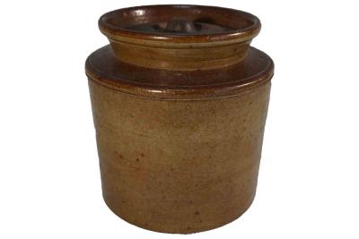 Stoneware container (non-matching lid)
