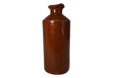 Stephens Inks Brown Glazed Stoneware Bottle