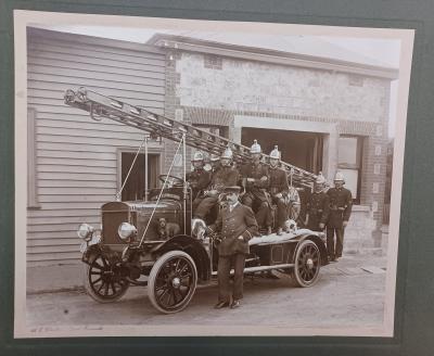 Framed Photograph - Second Fire Engine in WA