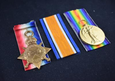 First World War Medal Group Issued to Private James Arthur DENNEY, 1743
