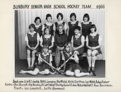 Girls Hockey Teams 1966
