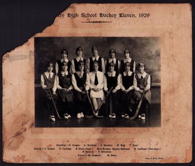 BHS Girls Hockey 1929