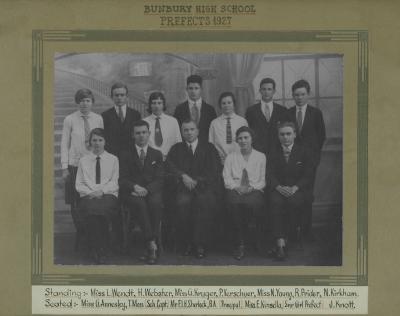 BHS Prefects 1927