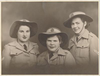 Women in Army Uniform