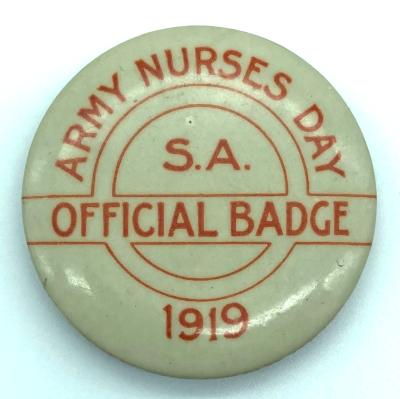 South Australian Army Nurses' Day 1919 Official badge