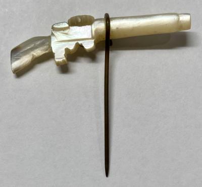 WWI era Mother of Pearl Lewis Gun pin