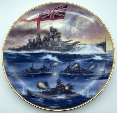 Davenport collector plate 'The Battle of North Cape' from 'Action Stations' series