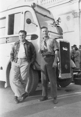 United Bus With Ray Allick And Harry Marston