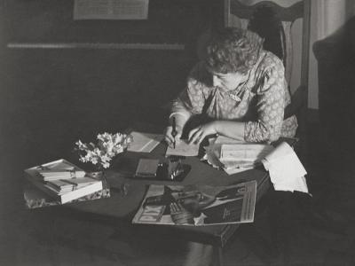 Dorothy Tangney Working At Home