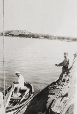 Judge Burnside In A Dinghy
