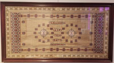 World War 1, Soldier Embroidery, 6504 ELLISON, 10 Battalion