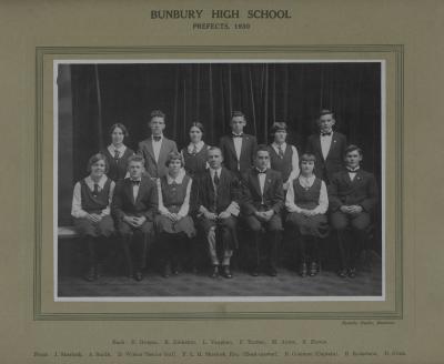 BHS Prefects 1930