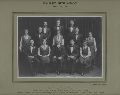 BHS Prefects 1931