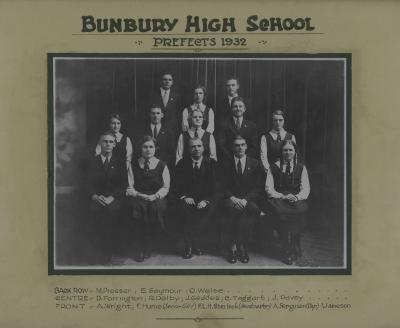 BHS Prefects 1932
