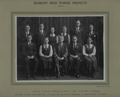 BHS Prefects 1934