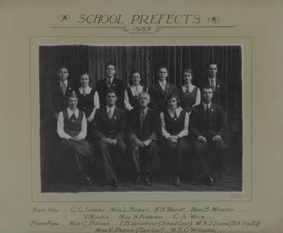 BHS Prefects 1935