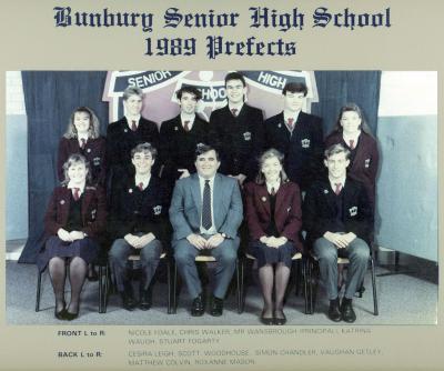 BSHS Prefects 1989