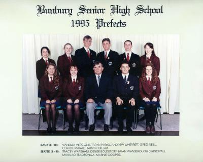 BSHS Prefects 1995