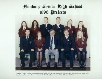 BSHS Prefects 1996