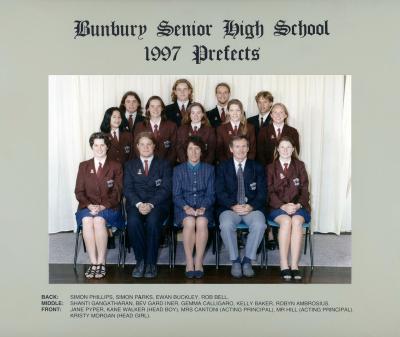 BSHS Prefects 1997