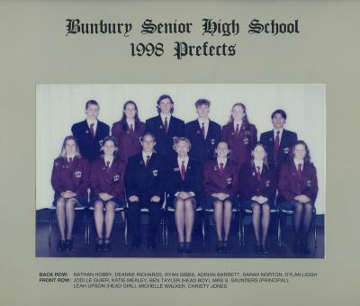BSHS Prefects 1998