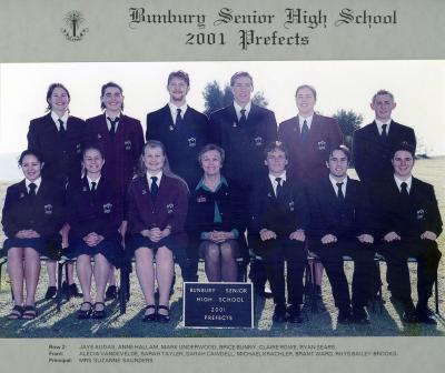 BSHS Prefects 2001