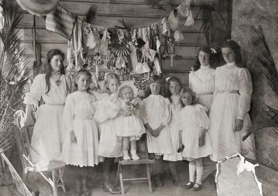 Girls With Fancy Goods