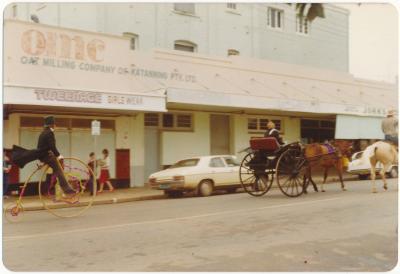 Horse & Sulky and Penny Farthing Bike