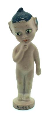 WWI era bisque doll - 'Dinky' front view