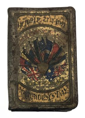 South Australian Army Nurses' Day 1917 souvenir matchbox